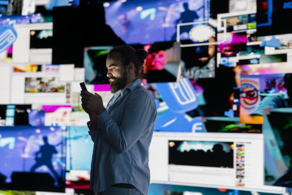 A guy is fascinating with media consumption in Latin America