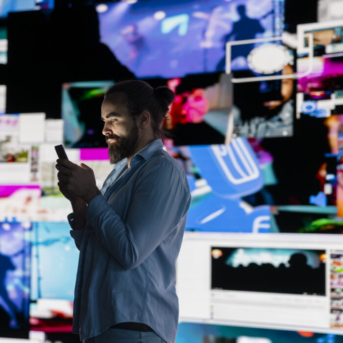 A guy is fascinating with media consumption in Latin America