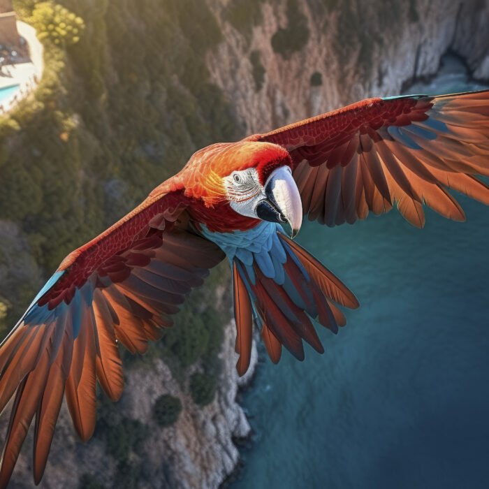 A parrot from a website in Latin America