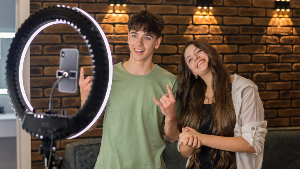 Two people starting as influencers in Latin America